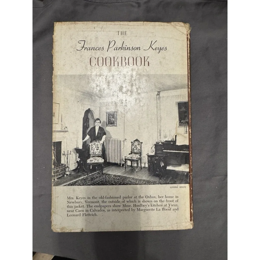 The Frances Parkinson Keyes Cookbook First Edition 1955‎